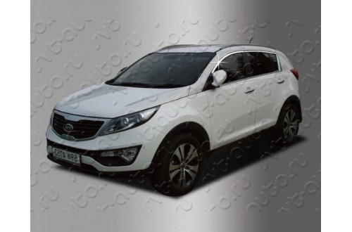Хромированные молдинги окон верхние Kia Sportage 3
