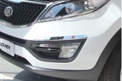 Хромированные молдинги переднего и заднего бампера Kia Sportage 3