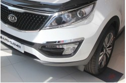 Хромированные молдинги переднего и заднего бампера Kia Sportage 3