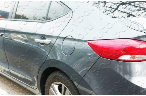 Хромированные накладки на ручки дверей Hyundai Elantra 6