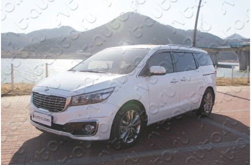 Дефлекторы окон из 6 частей Kia Carnival 3