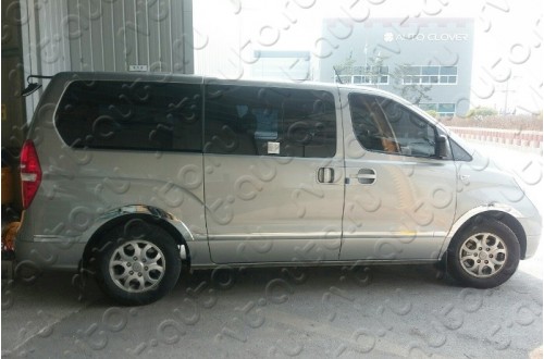 Хромированные накладки дверей Hyundai Grand Starex