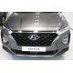 Хромированный дефлектор капота Hyundai Santa Fe 4
