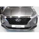 Хромированный дефлектор капота Hyundai Santa Fe 4