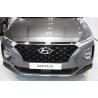 Хромированный дефлектор капота Hyundai Santa Fe 4
