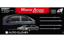Хромированные накладки на фары Nissan Almera Classic