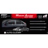 Хромированные накладки на фары Nissan Almera Classic