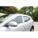 Хромированные дефлекторы окон из 6 частей Hyundai Santa Fe DM