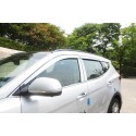 Хромированные дефлекторы окон из 6 частей Hyundai Santa Fe  DM