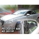 Вставные дефлекторы окон Peugeot 508