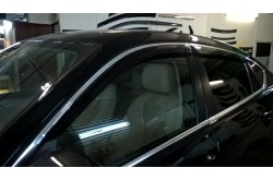 Дефлекторы окон  с хром молдингом BMW X6 F16